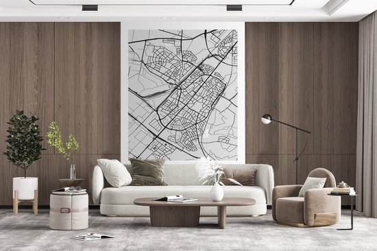 Plan de la ville - Geleen - Grijs - Wit