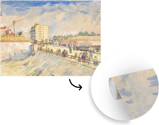 Porte dans les défenses de Paris - peinture de Vincent van Gogh 400x300 cm