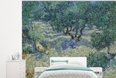Behang - Fotobehang De Olijfgaard - Vincent van Gogh - Breedte 325 cm x hoogte 260 cm