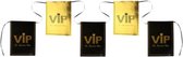 Grote, luxe slinger VIP glanzend goud met zwart - VIP - slinger - vlaggenlijn