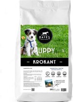 14KG Hayes Brothers Premium Puppy Krokant - Krokante Puppybrokken voor Opgroeiende Honden