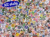 300 stuks sticker assortiment skateboard laptop plakkers agenda schrift Ipad Bullet journal skate stikkers voor volwassenen en kinderen