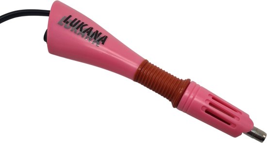 Lukana® Hotfix Applicator - Roze - Inclusief Zakje DMC Steentjes - 7 Opzetstukken en Houder - Lukana