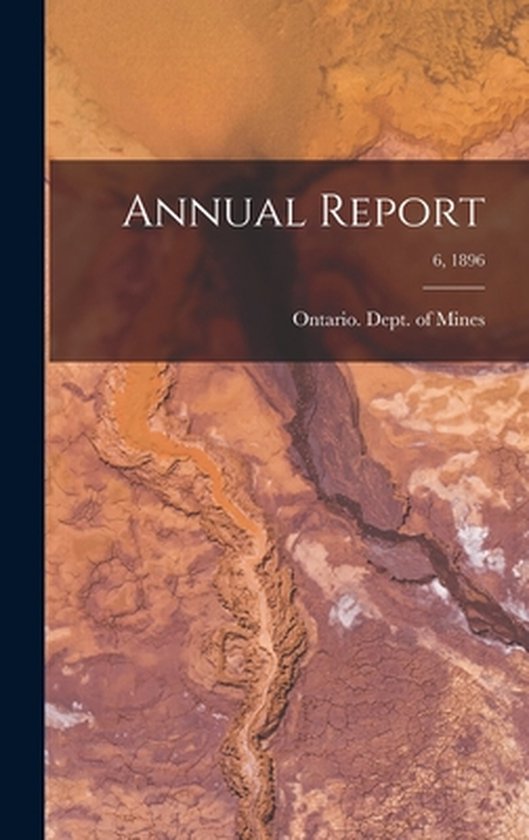 Annual Report; 6, 1896 - cover