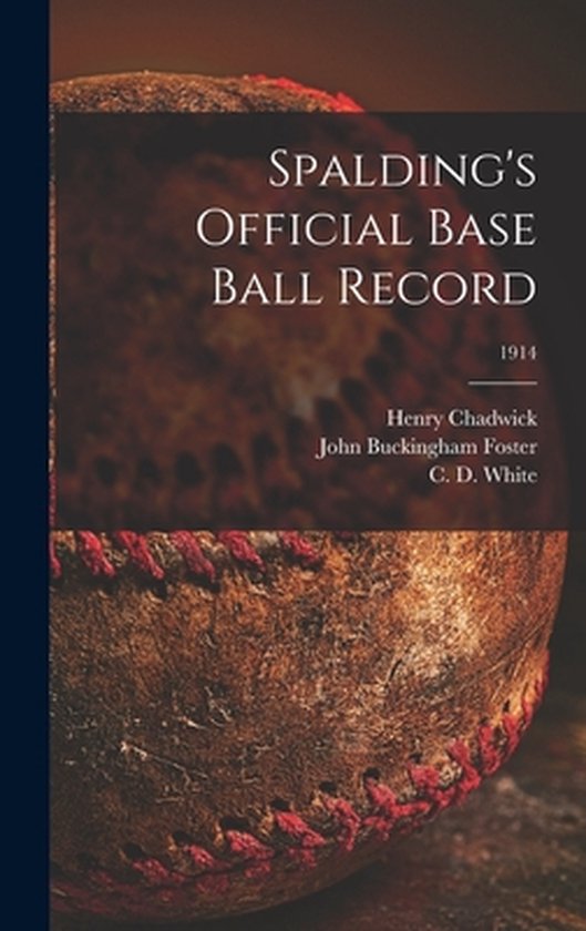 Spalding's Official Base Ball Record; 1914 - cover