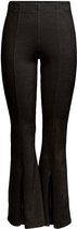 ONLY ONLFENJA FLARED SLIT PANT JRS Black Dames Broek - Maat XS