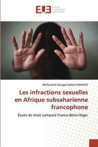Les infractions sexuelles en Afrique subsaharienne francophone