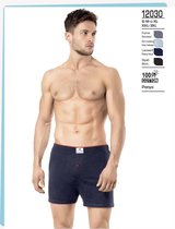 Heren Boxer Short - 3XL Zwart-Bordeaux-Grijs-Blauw/4Pack