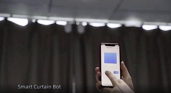 Robot ouvre-rideaux Ellanora® Smart - 2 pièces - Système de contrôle  automatique des