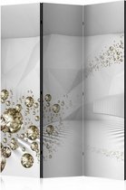 Vouwscherm - Diamanten 135x172cm, gemonteerd geleverd (kamerscherm) dubbelzijdig geprint