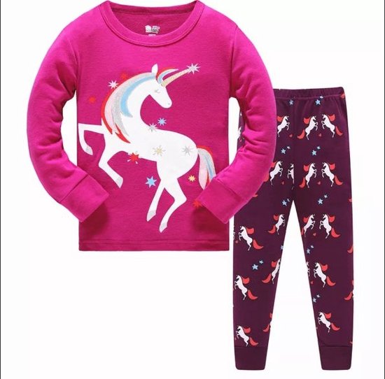Kinder Pyjama set | Unicorn | Maat 3T | 92/98| 100% katoen