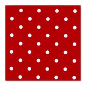 Plakfolie - Kleeffolie - Fantasie Dots rood - 45cmx2m