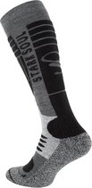 STARK SOUL | Performance Ski Socks | Skisokken | Warme sokken | Skieen | Lang | 39-42 | Zwart/Grijs