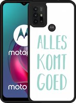 Motorola Moto G10 Hardcase hoesje Alles Komt Goed - Designed by Cazy