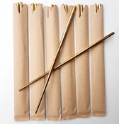 6 sets goudkleurige chop sticks - chop sticks - sushi stokjes - goud - diner