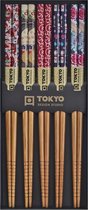 Tokyo Design Studio – Chopstick set – Eetstokjes - Gekleurd – 5 paar