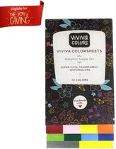 Viviva Coloursheets met 10 metallic kleuren