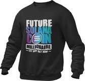 Crypto Kleding - Future Solana Coin Millionaire - Trui / Sweater