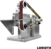LORIOTH® Slijp- en Polijstmachine - Polijsten Hout Diamant Messen Aluminium - Elektrische Polijstmachine - Slijpmachine Tafel - Zilver