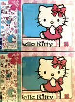 Hello Kitty 50 verwijderbare glitter stickers muurstickers 2 pakketten