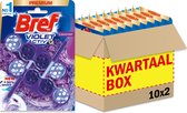 Bref Violet Activ Toiletblok - Lavendel - WC Blokjes Voordeelverpakking - 10 x 2 Stuks