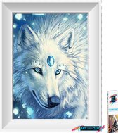 Artstudioclub™  Diamond painting volwassenen 20*30cm  wolf