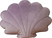 Moi Mili Velvet Schelp Kussen 60x53cm Purple