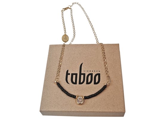 TABOO collier BECKY Black/Gold