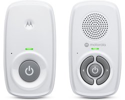 Motorola Nursery Babyfoon -  AM21 Audio -  Wit - Audio Observatie - Hooggevoelige Microfoon - ECO Modus - DECT Technologie - tot 300 Meter