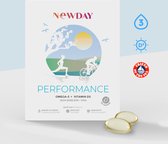 NewDay Performance • Omega-3 • Vitamine D3 • Visolie •