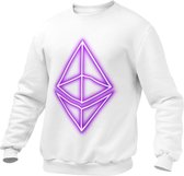 Crypto Kleding - Ethereum Glowing Purple / Sweater