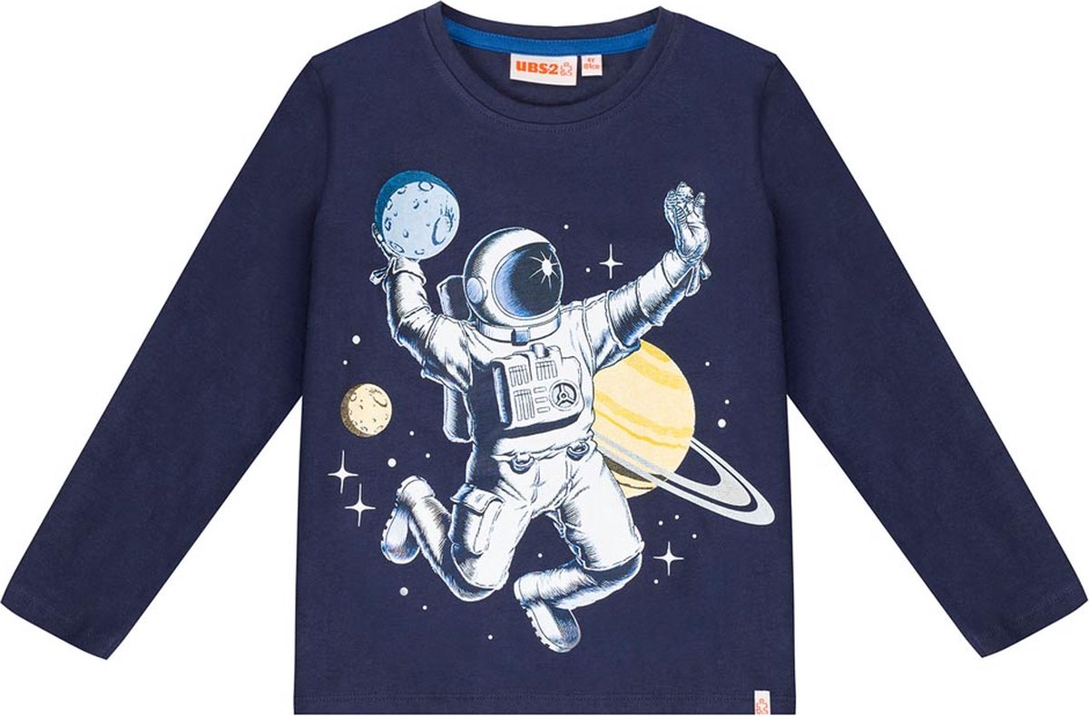 T-SHIRT MET LANGE MOUWEN RUIMTE/ SPACE