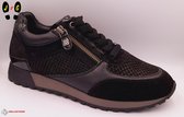 Helioform dames sneaker, H209 zwart, Maat 41