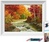 Artstudioclub®  Diamond painting volwassenen 30*25cm  herfst