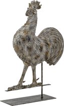 Decoratief Beeld - Chicken Greige H.cm Polyr Esin - Polyresin - Cosy&trendy - 10 X 31 Cm