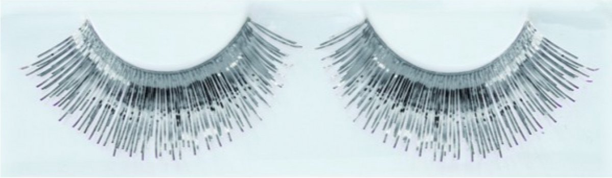 Grimas - Wimpers - Zilver - Glimmend - Lang - 271