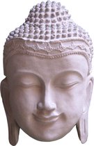 Tête de Bouddha à suspendre - Décoration pour intérieur / extérieur - Béton
