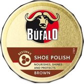 Bufalo Shoe Polish Schoenpoets - Pot 1 x 75 ml Bruin