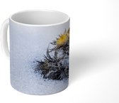 Mok - Bloem - Sneeuw - Winter - 350 ML - Beker