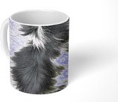 Mok - De koeienhuid van een longhorn koe - 350 ML - Beker