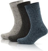 Noorse Crew Thermosokken | Winter sokken | Laarssokken | Warme sokken | 3 paar