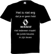 T-shirt Renault maat XXL