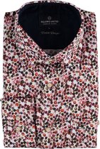 Fellows United shirt lange mouw fantasie print rood