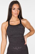 Gavelo naadloze ribbed top "Plum melange"