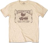 Woodstock - Since 1969 Heren T-shirt - S - Geel