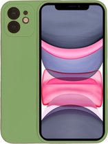Smartphonica iPhone 11 siliconen hoesje - Groen / Siliconen;TPU / Back Cover geschikt voor Apple iPhone 11
