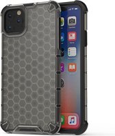 Mobiq - Honingraat Hybride Case iPhone 11 Pro - zwart