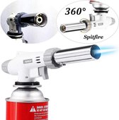 AO® Master Torch Crème-Brûlée Brander - 360 rotatable-SPitfire-inclusief gasbus