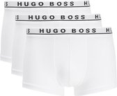 Hugo Boss Boxershorts Trunk 3-Pack Wit - maat L