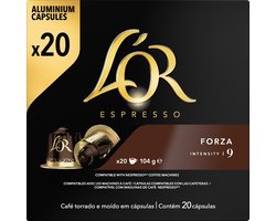 L'OR Espresso Forza Koffiecups - Intensiteit 9/12 - 10 x 20 capsules